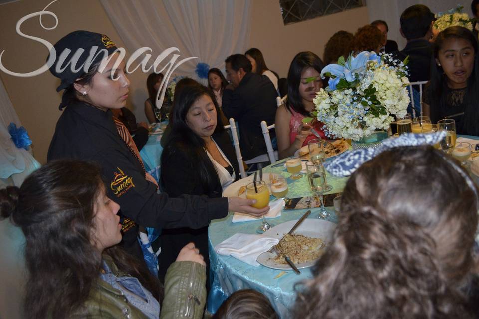 Cena quinceañero