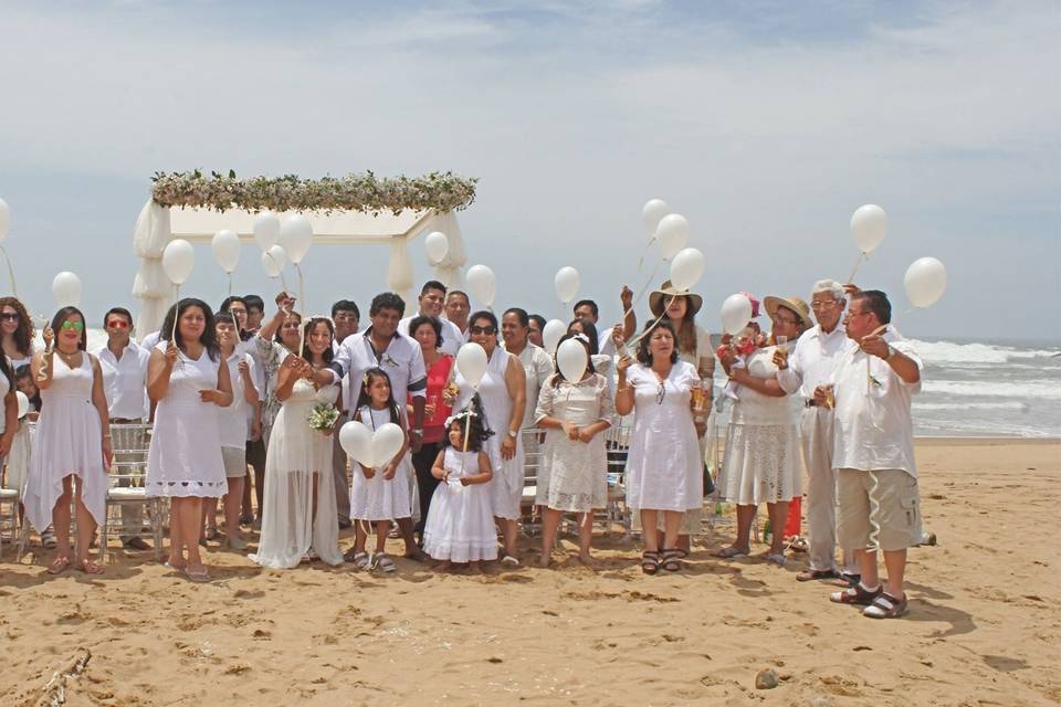 Boda en la playa