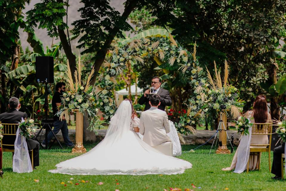 Ceremonia - boda cristiana