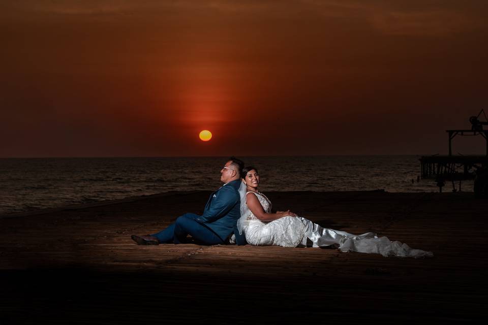 Sunset en boda