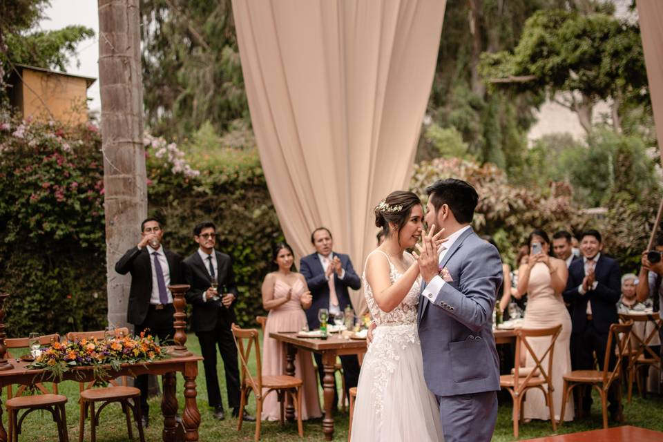 Boda en áreas verdes