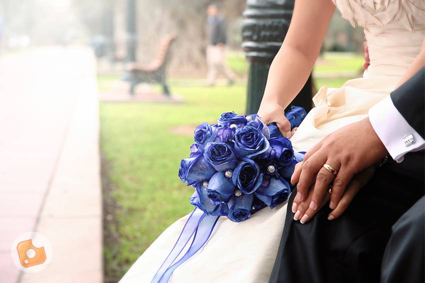 Bouquet en el parque