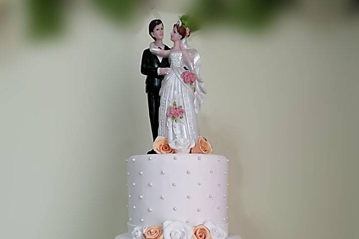 Torta de bodas 3 pisos