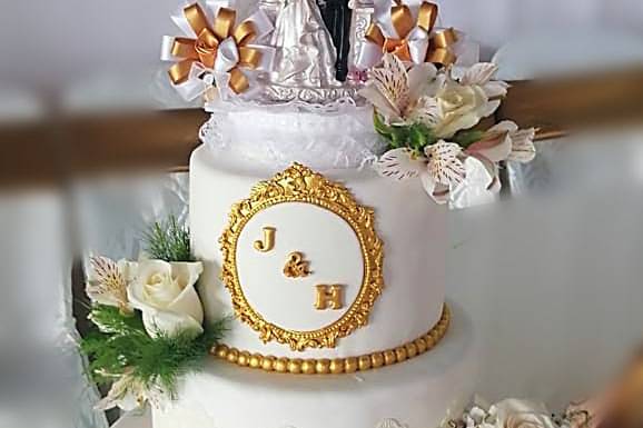 Torta de bodas 3 pisos