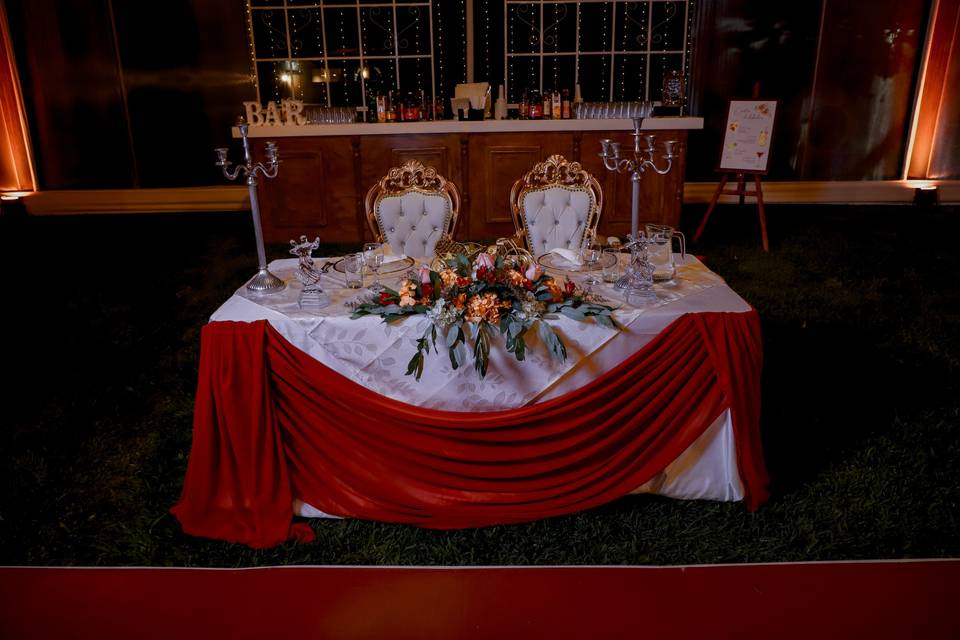 Mesa de novios
