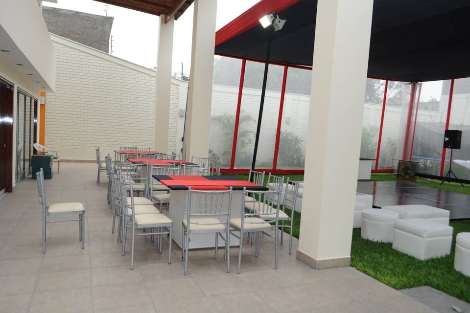 Toldo rojo