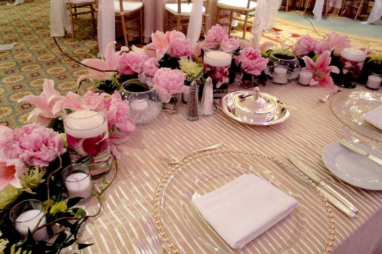 Bouquet ivory y palo rosa