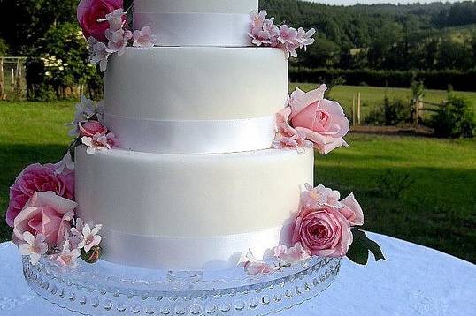 Tortas con flores