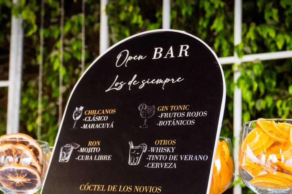 Carta de bar