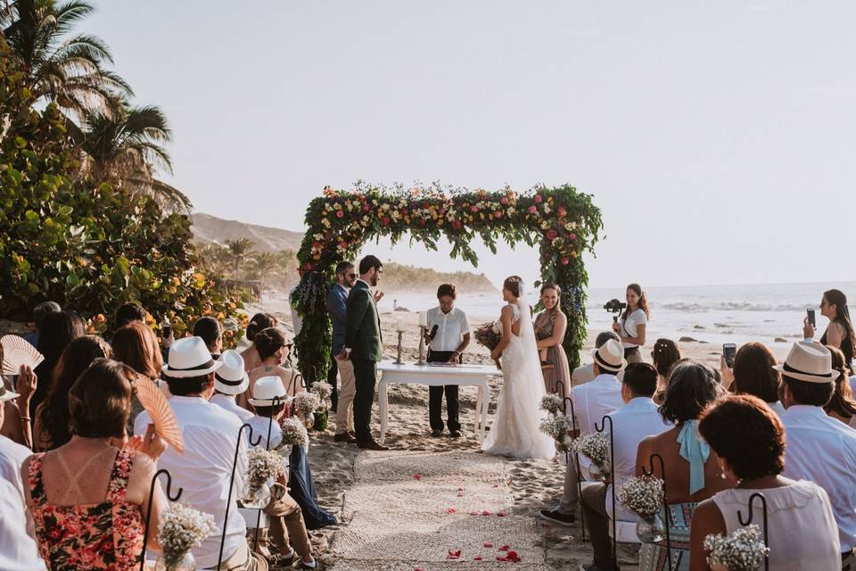 Boda en playa