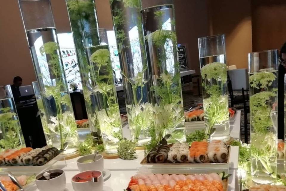 Mesa de sushi Marriot Hotel