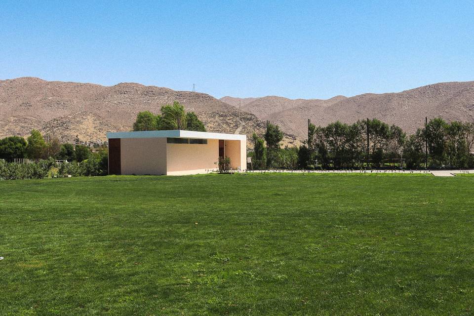 Espacio al aire libre para festejos