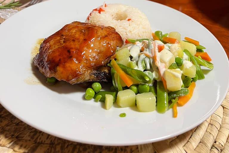 Carne con verduras