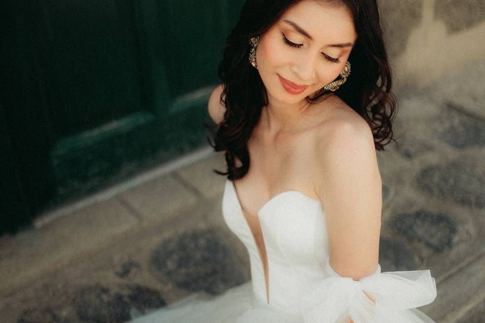 Maquillaje y peinado para novias