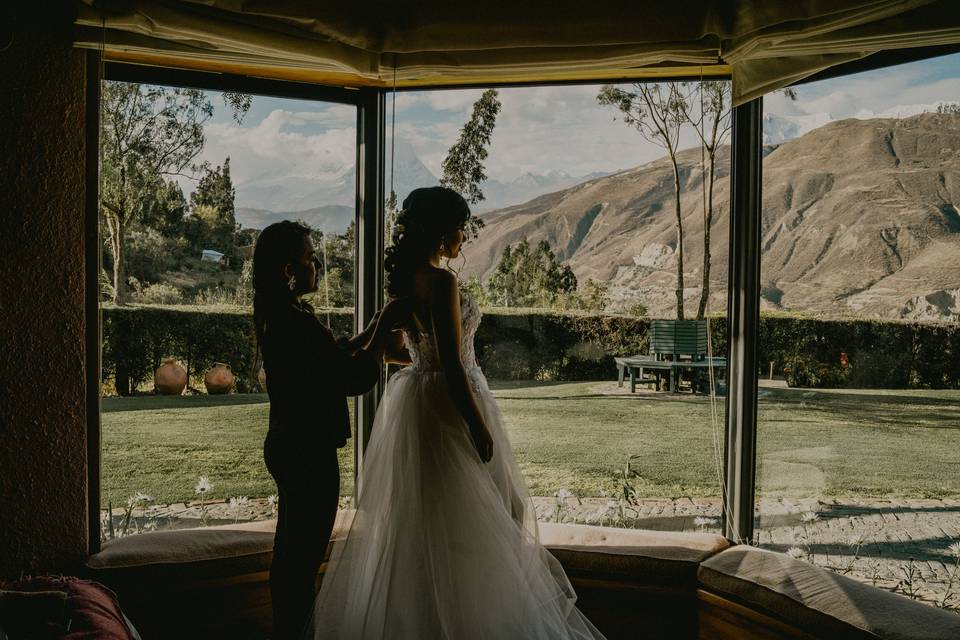 Maquillaje y peinado para novias