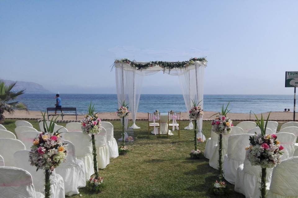 Boda en la playa