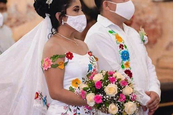 Durante la boda