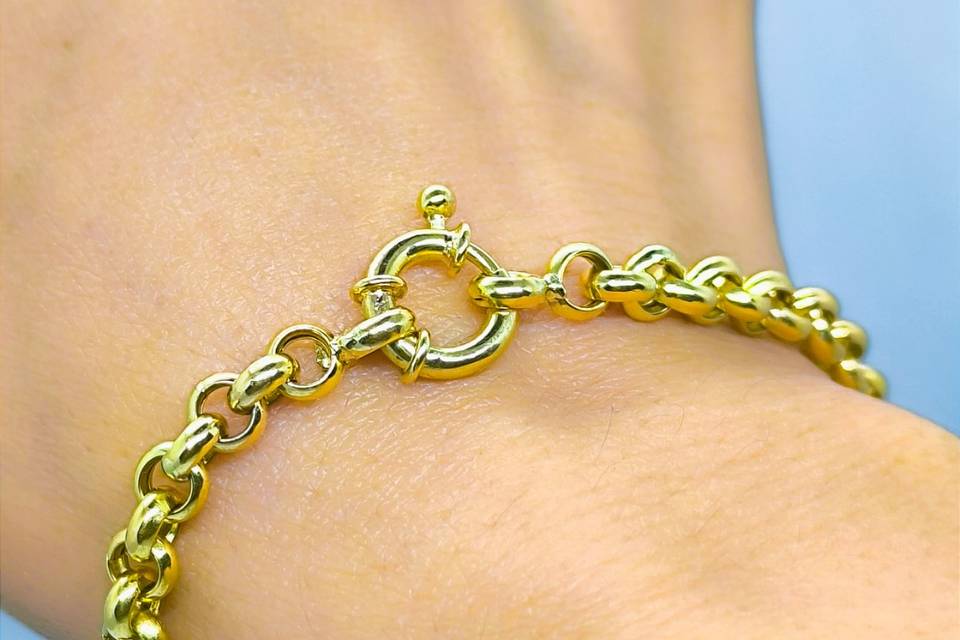 Pulsera Dona Oro 18kilates