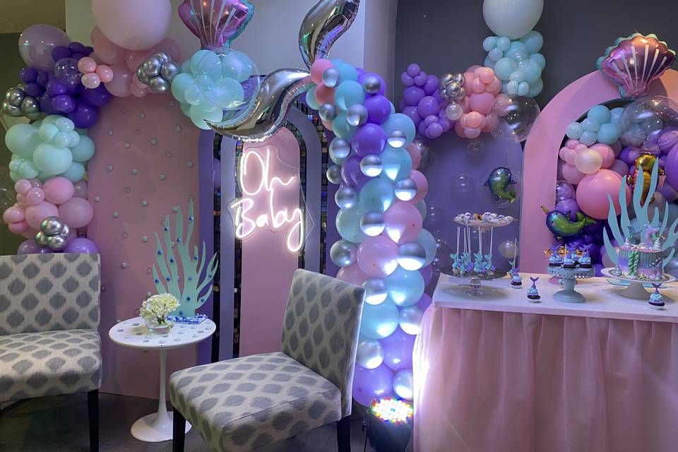 Decoración baby shower