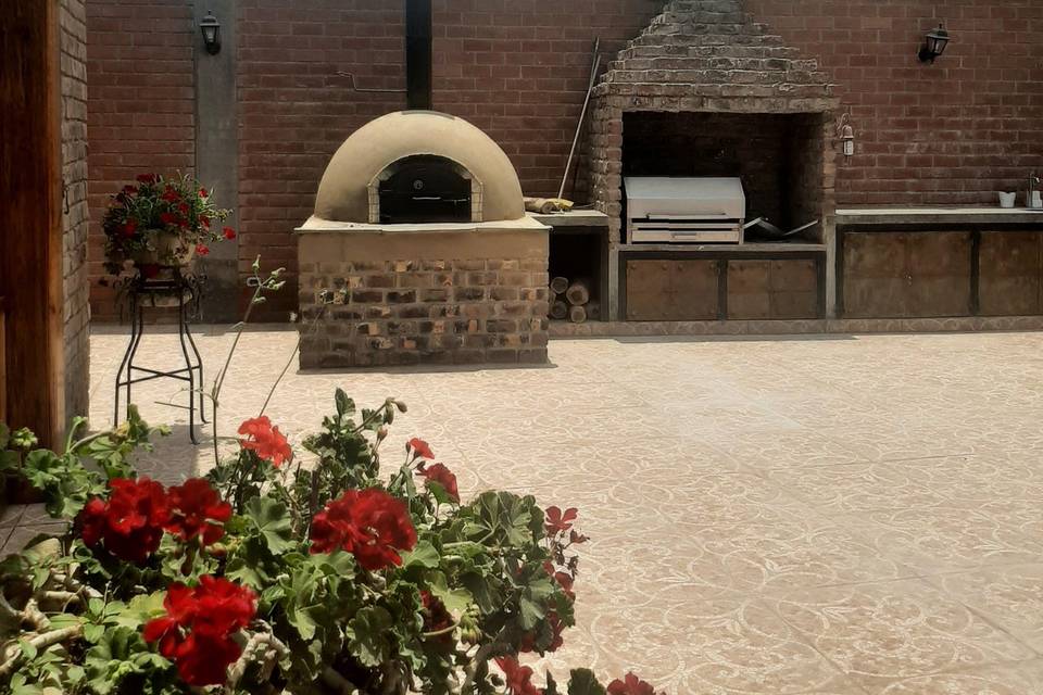 Zona de cocktail y terraza