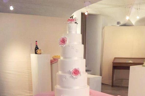 Bella torta de bodas
