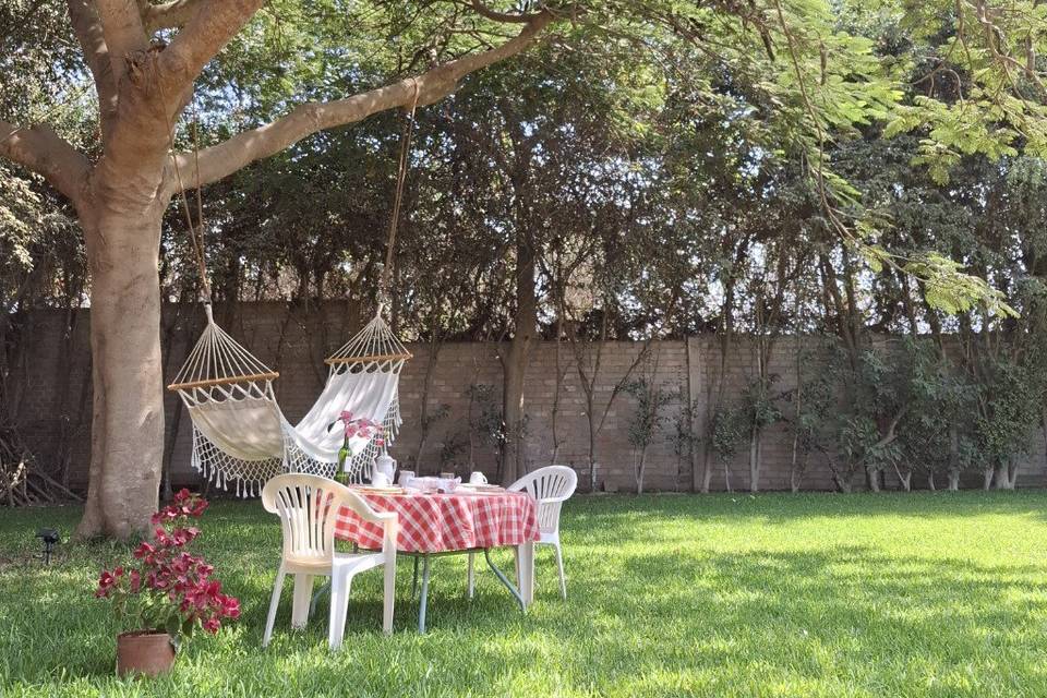 Desayuno al aire libre