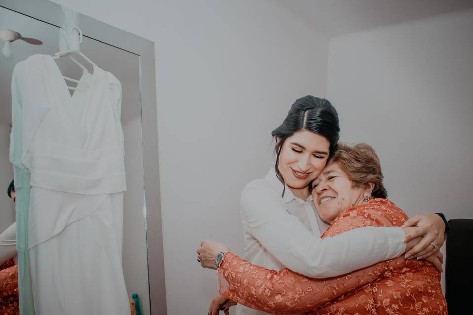 Novia y mamá