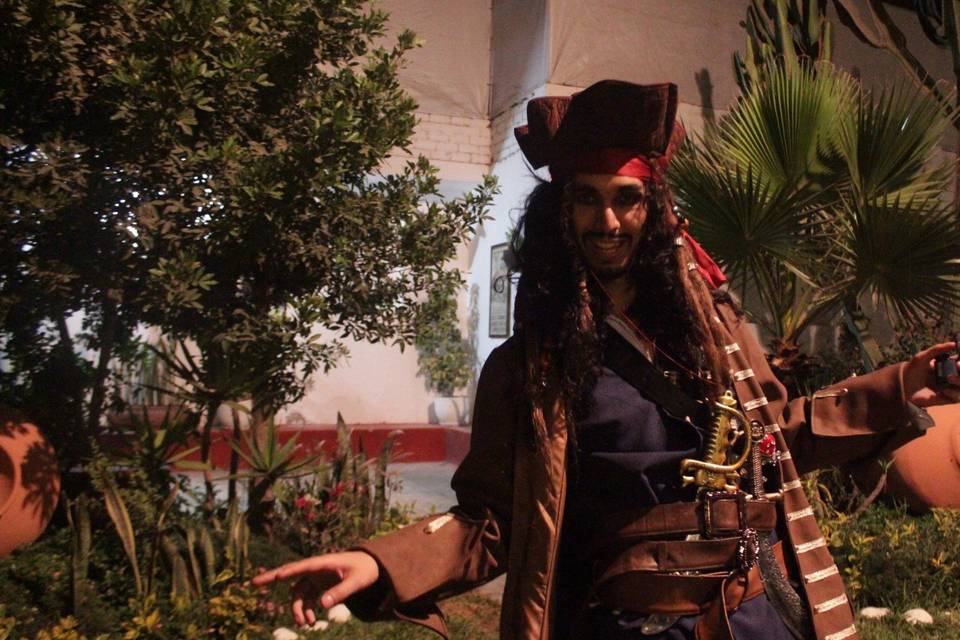Temática Piratas del Caribe