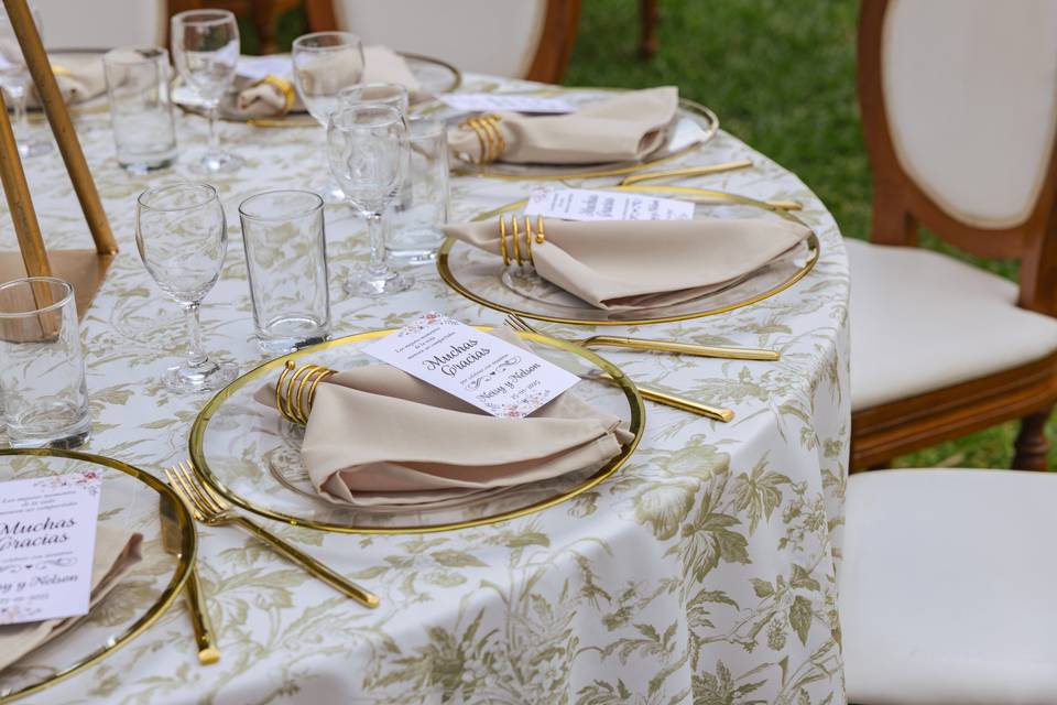 Decoración de mesa