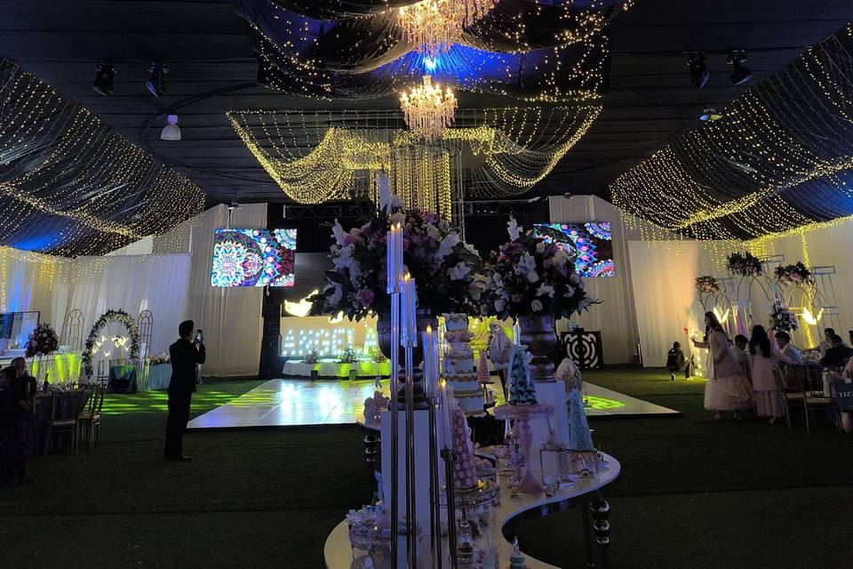 Decoración de todo el salón