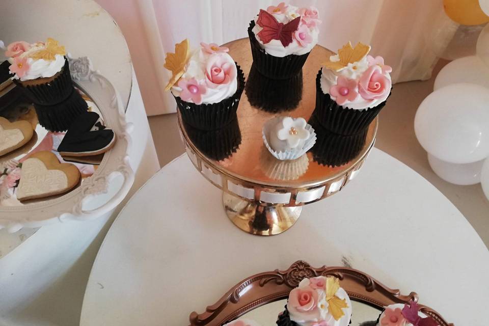 Cupcake para matrimonio