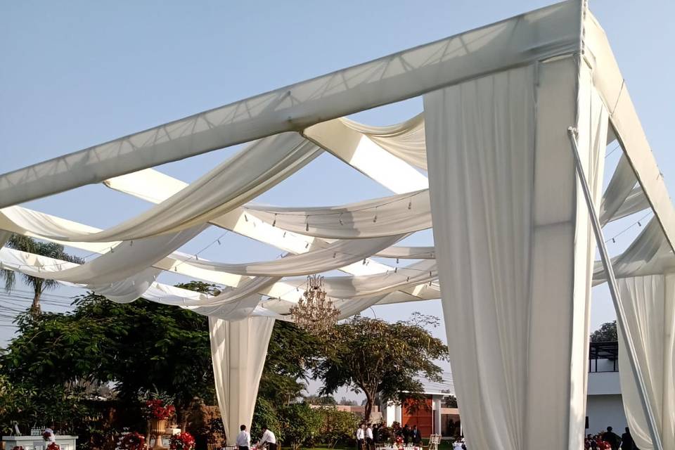 Toldo blanco