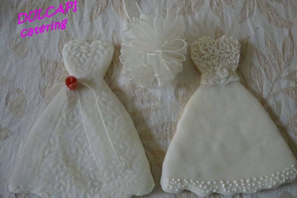 Galletas vestidos de novia