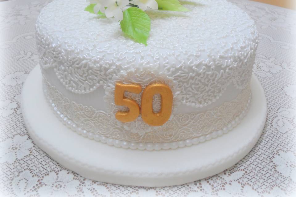 Torta 50 años claudia