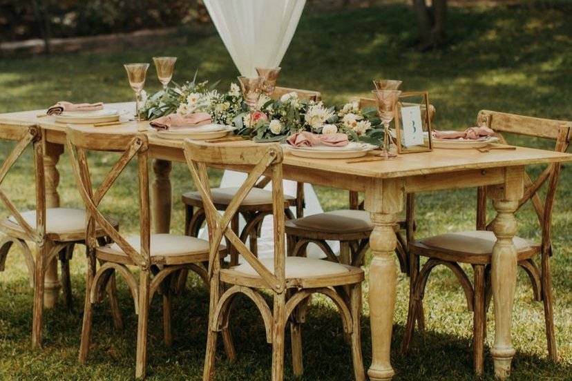 Boho table