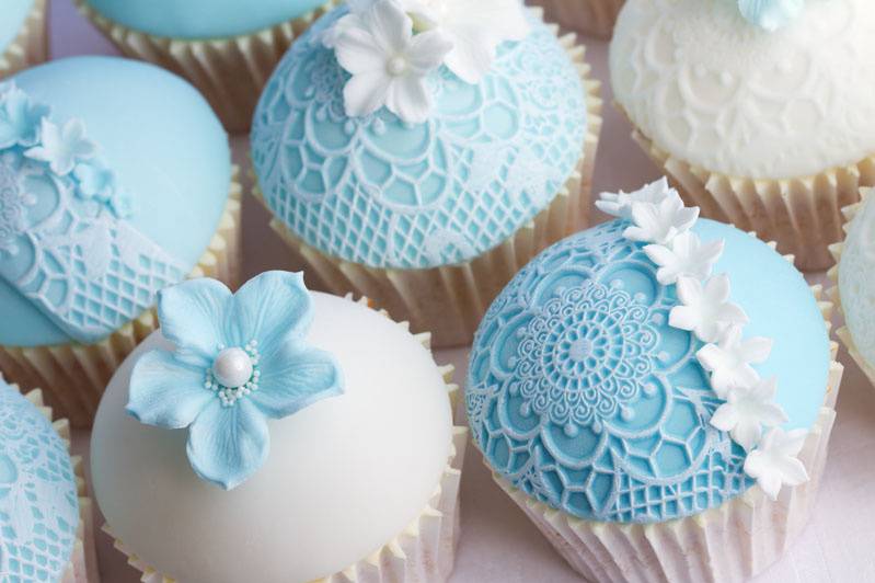 Cupcakes con sugarveil