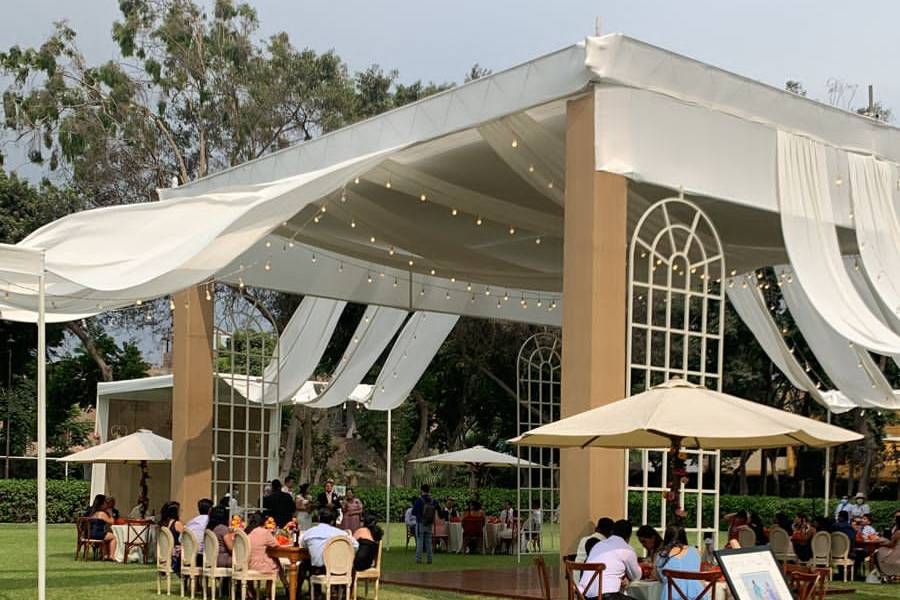 Boda en jardín