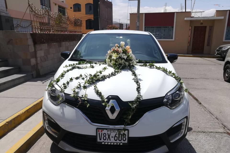 Auto para boda