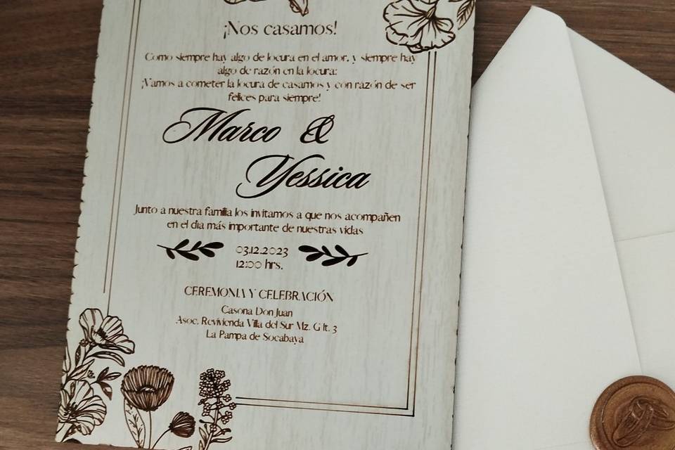 Invitación de Matrimonio