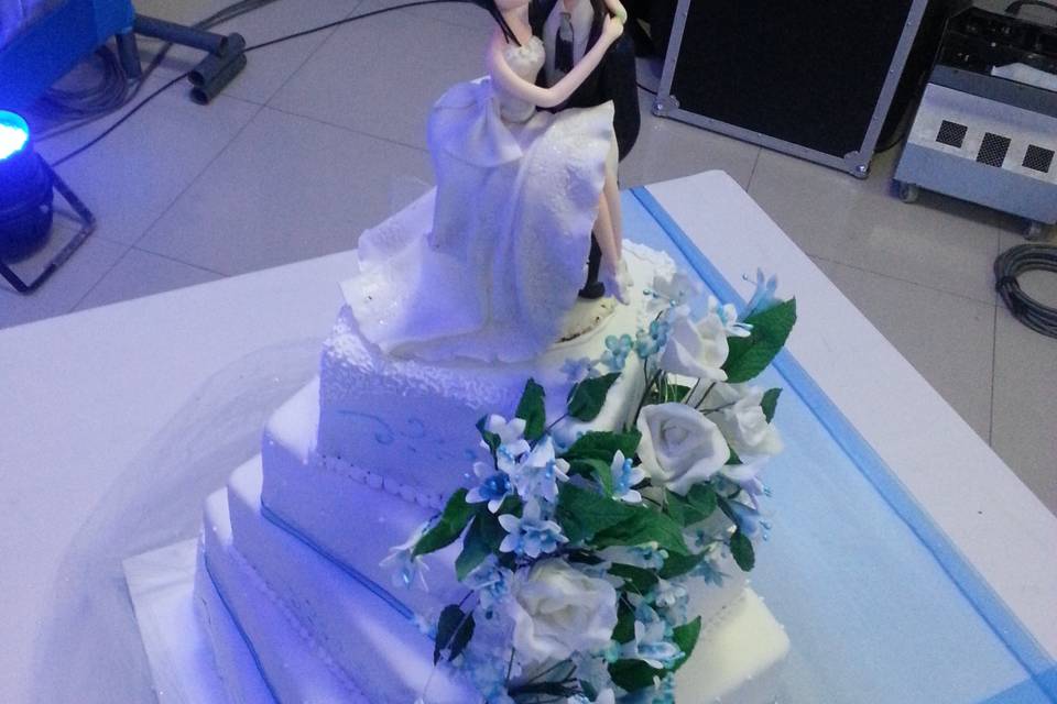 Linda torta de matrimonio